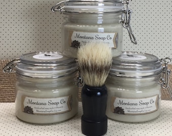 Shaving Soap with or without Brush Shaving Cream for Him Clean Hippy