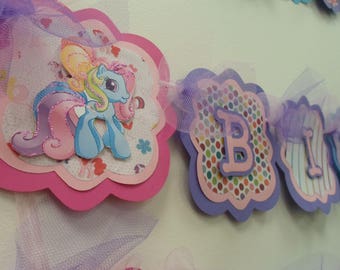My Little Pony Banner - My Little Pony Party Decoration - Birthday Party Banner - My Little Pony Party