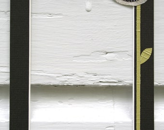 Funky Poppy Photo Mat 5x7 Gray
