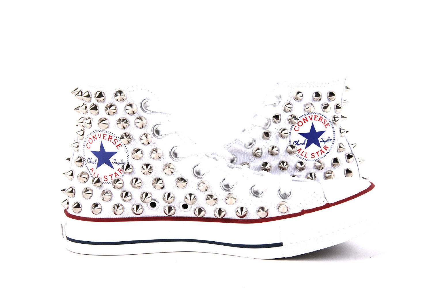 Original Converse AllStar Chuck Taylor high top studded