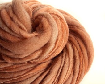 Chunky yarn merino wool yarn hand dyed yarn handspun yarn chunky wool bulky yarn weaving yarn thick and thin yarn chunky art yarn thick yarn