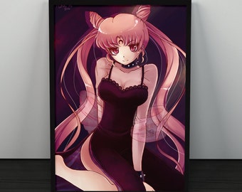 Print: Black Lady from Sailor Moon