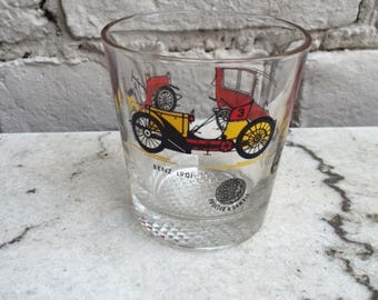Vintage whisky glass old cars Procter & Gamble