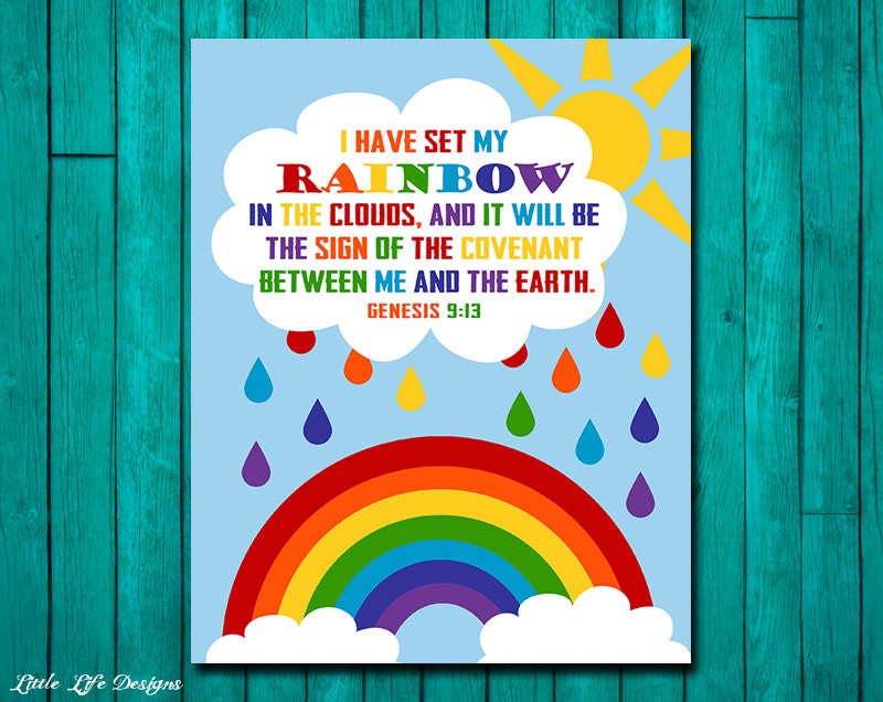 Genesis 9:13. God's Rainbow. God's Promise. Christian