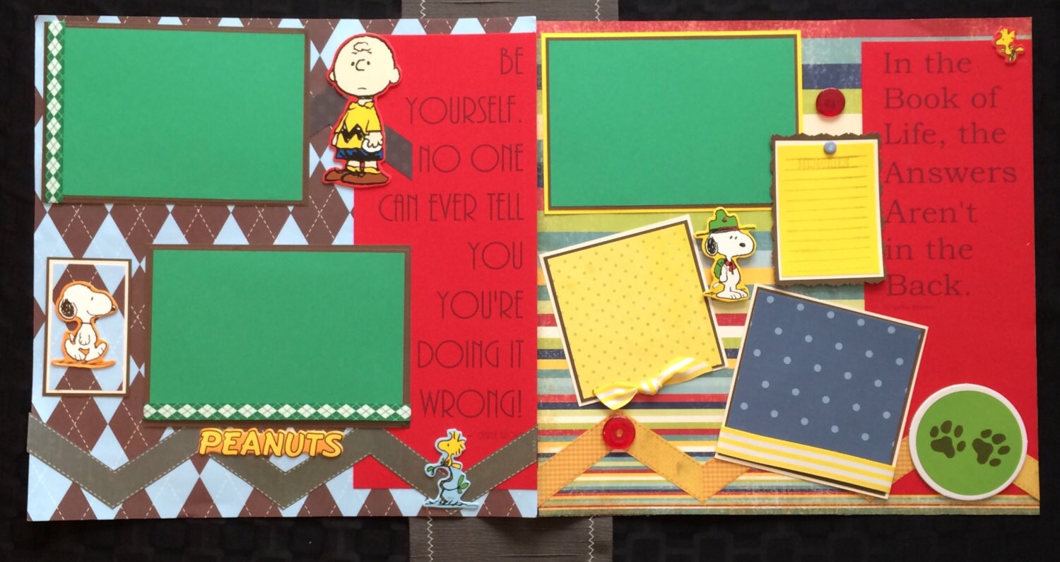 Charlie Brown Scrapbook Photo Album