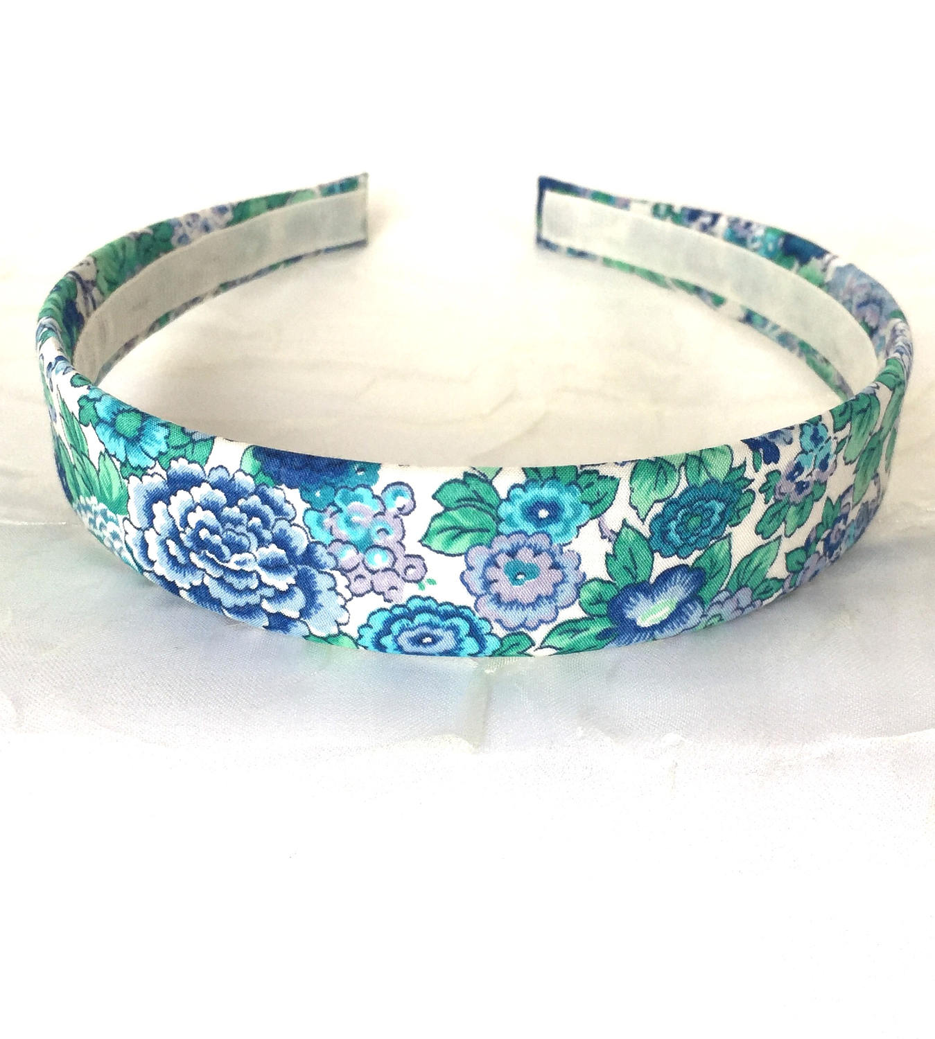 Liberty of London Blue Cotton Headband Liberty Hairband