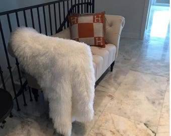 Mongolian Lamb Throw