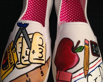 Teacher Appreciation Painted Shoes