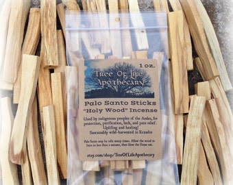 Palo Santo "Holy Wood" 1 oz. bag