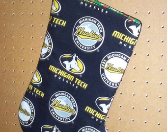 Christmas Stocking in Black with Hanger