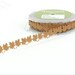 Maple Leaf Ribbon - Brown - 5/8 inch - You choose yards