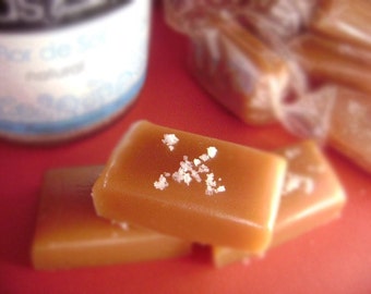 Brown Sugar Fleur de Sel Caramels - One Pound