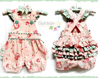 PATTERN Romper - PDF Pattern and Tutorial (Instant Download)