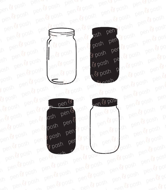 Download Mason Jar SVG Jar SVG Mason Jar Cut Files Mason Jar