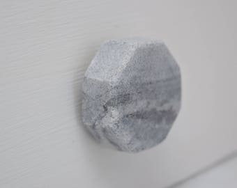 Gray Stone Drawer Knobs, Marble, Drawer Pull, Cabinet Pull, Cabinet Knobs