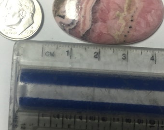 12.5g Large Oval Rhodochrosite Cabochon