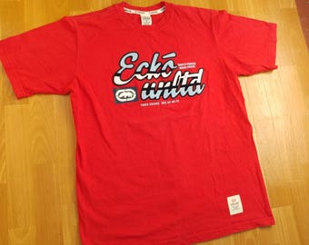 ECKO UNLTD jersey, vintage t-shirt, 90s hip hop clothing, 1990s hip-hop, OG, gangsta rap, size M Medium