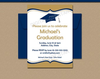 grad party invite template