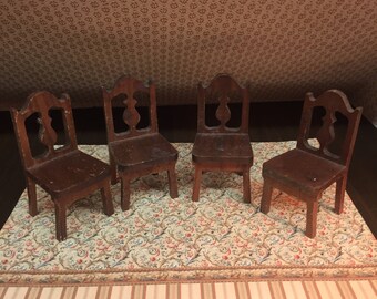 1934 Strombecker Miniature Chairs