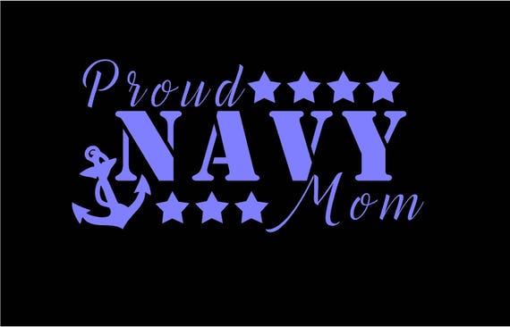 Proud Navy Mom Decal Proud Navy Dad Decal Navy decal Navy Mom