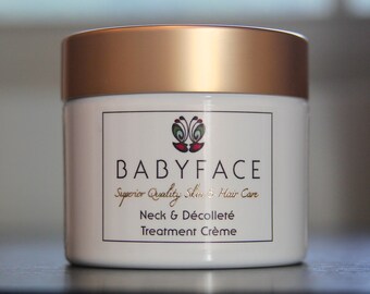 Babyface Neck Cream & Décolleté Treatment – DMAE + Argireline, 2.4 oz.