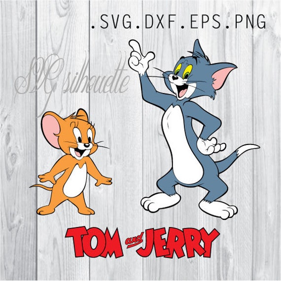 Tom And Jerry Svg Cutting File Disney Vinyl Design Heat