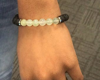Serpentine crystal beads