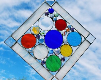 Beautiful multicolored suncatcher READY TO SHIP!!