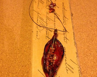 Handmade tree necklace
