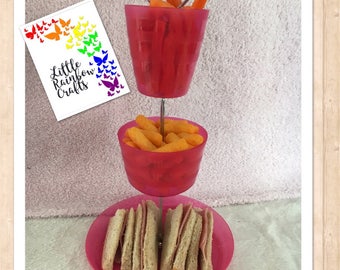 3 tier snack time tower