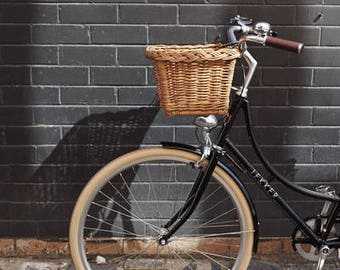 Handwoven bicycle basket, Wicker bike baskets, Front bike basket, Rear bike basket, Ethically produced, Bike basket, Basket for bike,