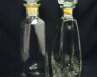 Liquor Decanters, Alcohol Decanters, Vintage Decanters, Glass Decanters, Mid Century Decanters, Glass Bottles