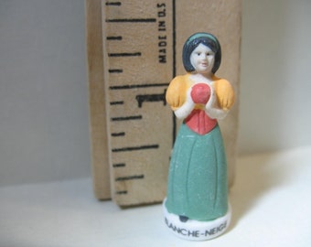 SNOW WHITE Fairy Tale - French Feve Feves Porcelain Figurines King Cake Baby Doll House Miniatures Mini