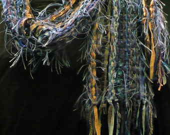 Blues Designer Handwoven Scarf