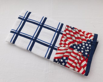 Kitchen Towel, Tea Towel, American Flag Print, 1 Hand Towel