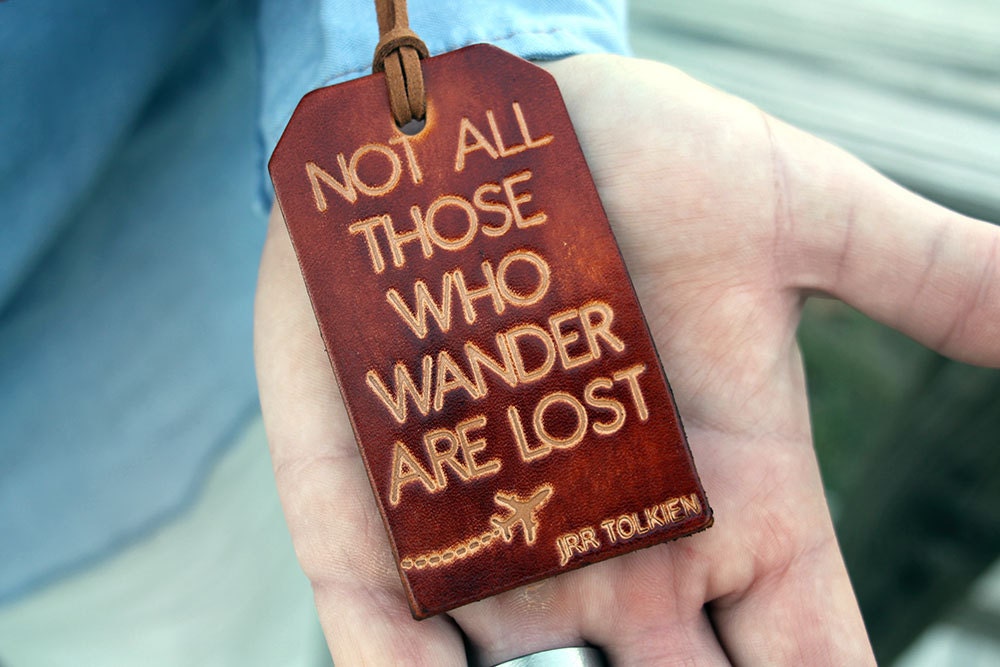 lost luggage tag