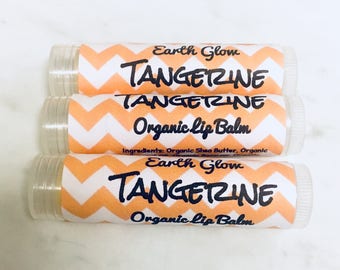 Organic Tangerine Lip Balm