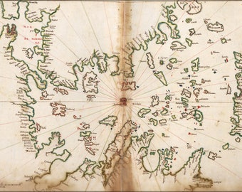 Poster, Many Sizes Available; Map Of Aegean Sea And Greece Islands 1630