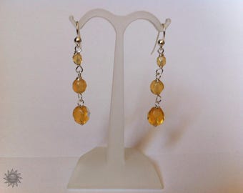 Yellow Swarovski Crystal set