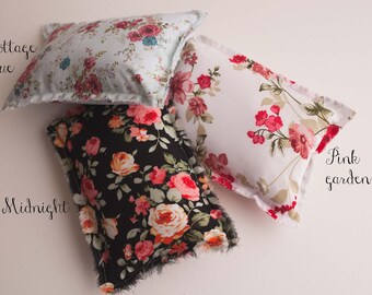 Pillow covers/newborn pillow props/ pillow props- Floral pillow covers