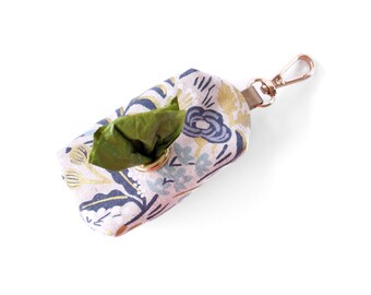Menagerie Tapestry Metallic Rifle Paper Co. | Poop bag dispenser | Doggy poop bag holder || Leash Bag Dispenser | Treat Bag | Coin Pouch |