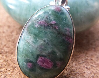 Ruby Zoisite Pendant
