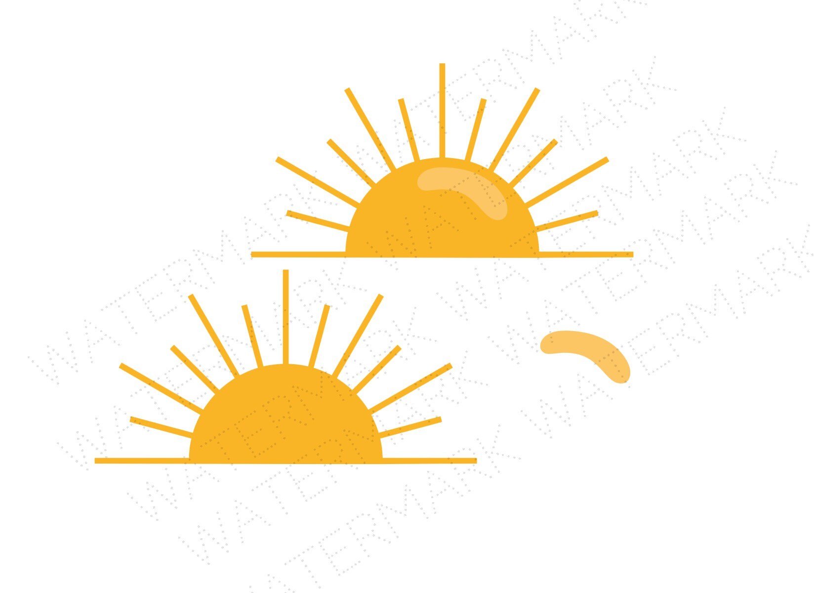 Download Half Sun SVG & Studio 3 Cut File Stencil Decal Files Logo for