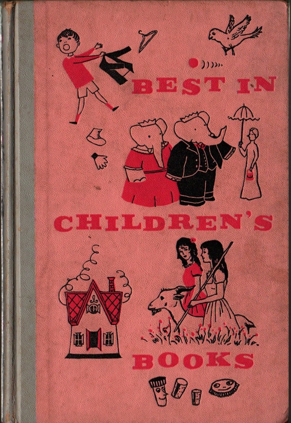 Best in Children's Books Vol. 20 + de Brunhoff, Zolotow, Marjorie Flack, Grimm, Adrienne Adams, Galdone, Scarry + 1959 + Vintage Kids Book