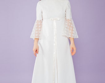 La Bettine - 1960s bell sleeve wedding dress