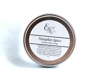 Pumpkin Spice Shave Soap, Mens Shaving Soap, Men's Shave Soap, Shaving Soap, Mens Shave Soap, Wet Shaving, Shaving Puck