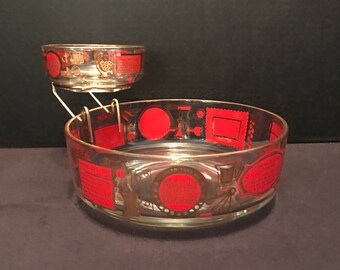 Vintage Chip and Dip Set with Recipes
