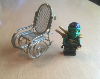 Vintage Rocking Chair Miniatures Dollhouse Doll House