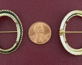 gold plated 30x22 cabochon antiqued pin mounting