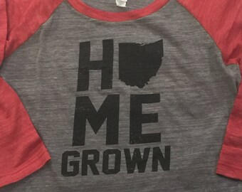 Ohio Home Grown Baseball Tee
